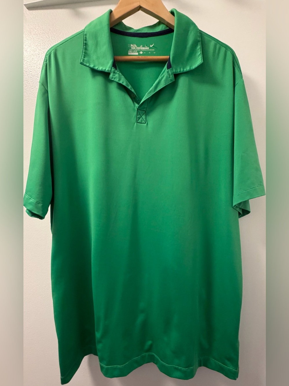 Nike Golf Tour Performance Dri-FIT Green Polo Shirt Men’s XL